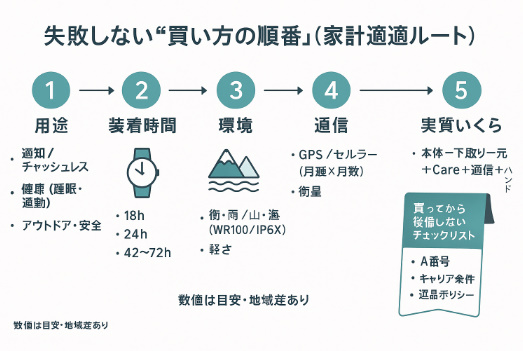 失敗しない買い方の順番